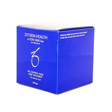 ZO Skin Health Oil Control Pads Acne Treatment, 2% Salicylic Acid- 60 pads formerly called"ZO MEDICAL Cebatrol"