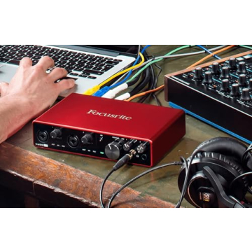 Focusrite Scarlett 8i6 USB Audio Interface for Recording