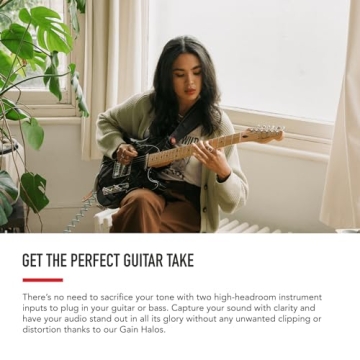 Focusrite Scarlett 8i6 USB Audio Interface for Recording