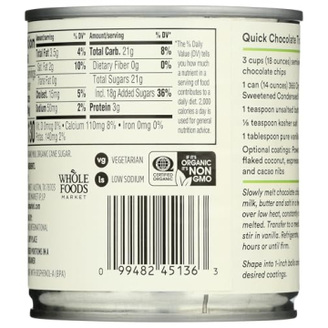 Organic Sweetened Condensed Milk for Desserts and More