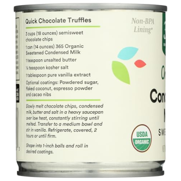 Organic Sweetened Condensed Milk for Desserts and More