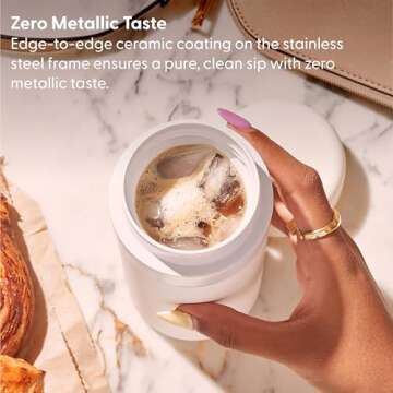 W&P Porter Insulated Bottle | 12 oz Ceramic Coffee Companion