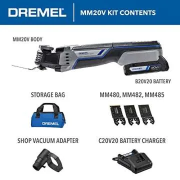 Dremel Multi-Max MM20V-01 Ultimate Cordless Oscillating Tool Kit