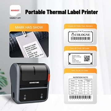 NIIMBOT B3S Thermal Label Maker - Compact and Bluetooth Enabled