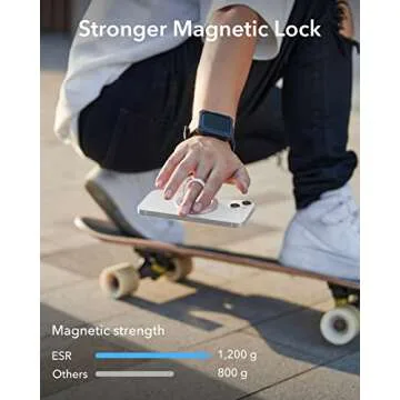 ESR Magnetic Phone Ring Holder - Adjustable Stand for iPhones & Galaxy S25