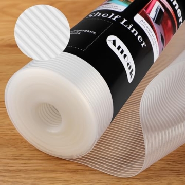 Anoak Shelf Liner Cabinet Liner, Non Adhesive Washable 17.5 Inch x 20 FT(240 Inch) Waterproof Durabl...