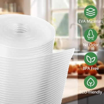 Anoak Non-Adhesive Washable Shelf Liner 17.5in x 20FT