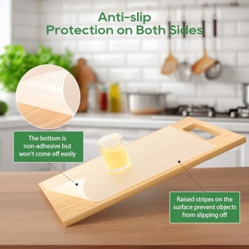 Anoak Non-Adhesive Washable Shelf Liner 17.5in x 20FT