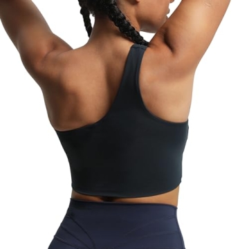 Aoxjox Women's Stylish One-Shoulder Sports Bra for Fitness