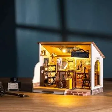 Rolife DIY Miniature House Kit Magic House, Tiny House Kit for Adult to Build, Mini House Making Kit...