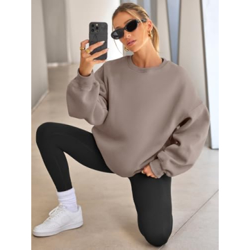 EFAN Womens Cozy Oversized Fleece Hoodies for Fall