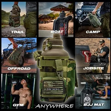 Iron Infidel Battle Bottle Premium Insulated Water Jug