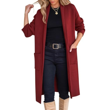 Luxurious ANRABESS Women's Cardigan - Long Oversized Sweater for Fall 2024