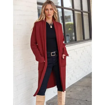 Luxurious ANRABESS Cardigan for Women - Perfect Fall Outerwear