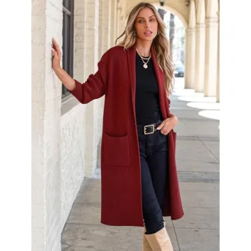 Luxurious ANRABESS Cardigan for Women - Perfect Fall Outerwear