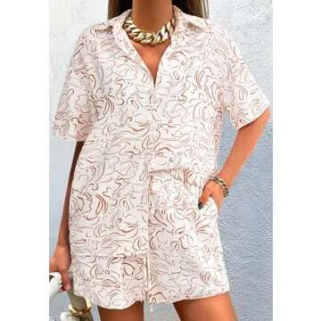 PRETTYGARDEN Chic Women's Summer Casual Beach Outfit