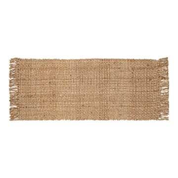 Hausattire Hand Woven Jute Runner Area Rug 2'x5' - Natural,Reversible Farmhouse Boho Rustic Area Runner Rugs for Hallway, Kitchen,Living Room,Bedroom|Decorative Floor Rugs-24x60 Inches