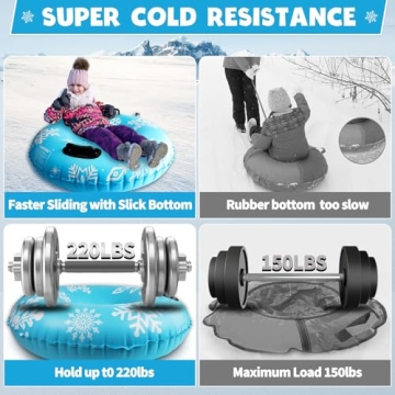 ZMLM Inflatable Snow Tubes for Thrilling Winter Fun