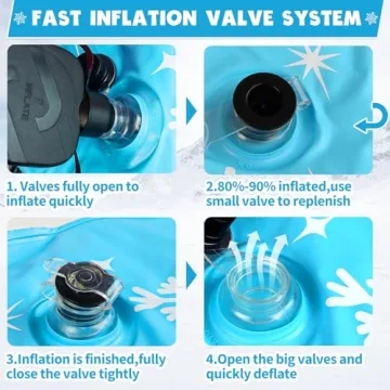 ZMLM Inflatable Snow Tubes for Thrilling Winter Fun