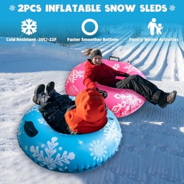 ZMLM Inflatable Snow Tubes for Thrilling Winter Fun