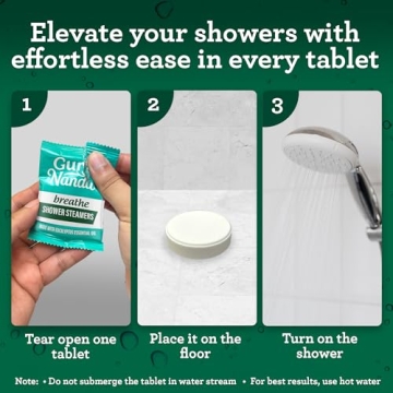 GuruNanda Breathe Shower Steamers for Aromatherapy