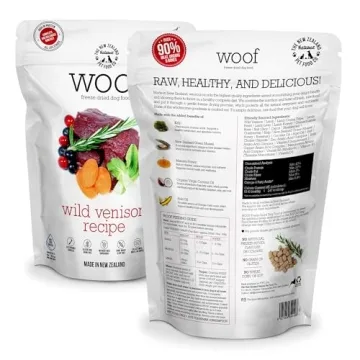 WOOF Wild Venison Freeze-Dried Raw Dog Food - High Protein