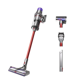 Dyson Outsize Cordless Vacuum Cleaner, Nickel/Red, Extra Large