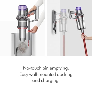 Dyson Outsize Cordless Vacuum Cleaner, Nickel/Red, Extra Large