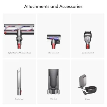 Dyson Outsize Cordless Vacuum Cleaner, Nickel/Red, Extra Large