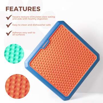 WoofMat Chew Resistant Lick Mat for Dogs and Cats