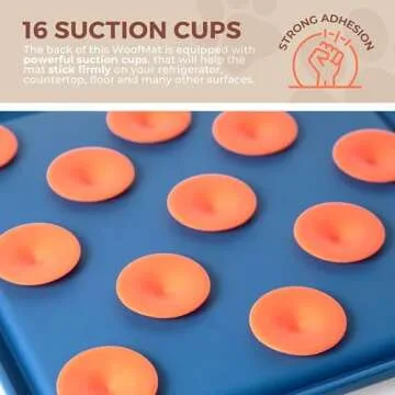 WoofMat Chew Resistant Lick Mat for Dogs and Cats