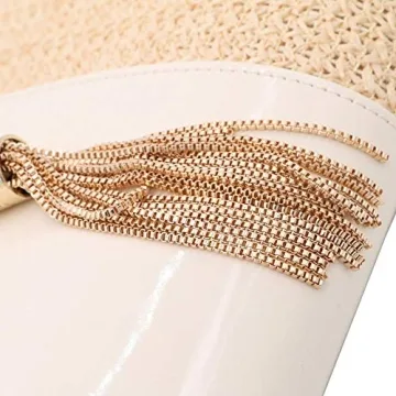 Elegant Puedo Evening Clutch - Stylish Straw Crossbody Bag