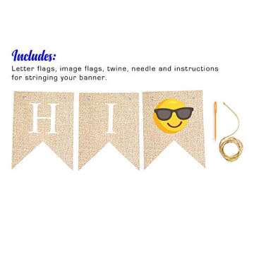 Swanky Party Box | Go Chiefs Football Banner | Cardstock Football Banner