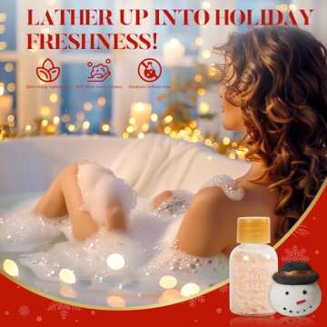 Advent Calendar Holiday Gifts 2025, 12 Pcs Spa Gift Set for Women, Christmas Gift for Women with Christmas Bath Bomb, Hand Cream, Body Lotion,Happy New Year Gifts for Mother