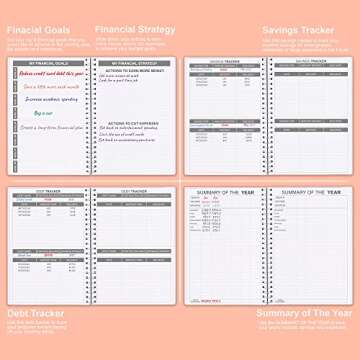 Budget Planner - Monthly Finance Organizer with Expense Tracker Notebook to Manage Your Money Effectively, Undated Finance Planner/Account Book, Start Anytime, 1 Year Use, A5, Twig