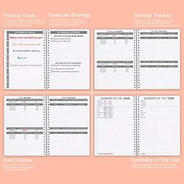 Budget Planner - Monthly Finance Organizer with Expense Tracker Notebook to Manage Your Money Effectively, Undated Finance Planner/Account Book, Start Anytime, 1 Year Use, A5, Twig