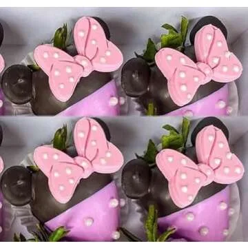 2 Pack Bows Silicone Fondant Molds Sugar Candy Cake Pop Mouse Bow Cartoon Butterfly Tie Craft Molds DIY Birthday Party Cake Decorating