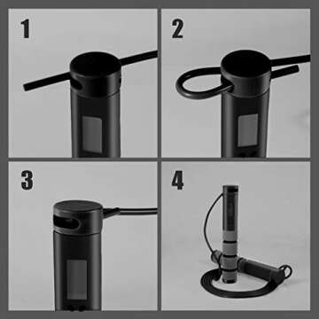 Jump Rope with Calorie Counter for Fitness Training