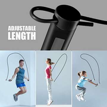 Jump Rope with Calorie Counter for Fitness Training