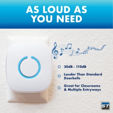 SadoTech Wireless Doorbell Kit for Homes and Businesses