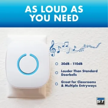 SadoTech Wireless Doorbell Kit for Homes and Businesses