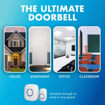 SadoTech Wireless Doorbell Kit for Homes and Businesses