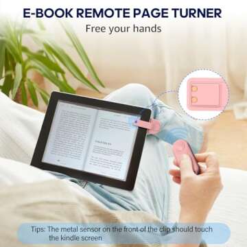 Oresoc RF Remote Control Page Turner for Kindle Paperwhite,Kindle Accessories Remote Photo and Video...