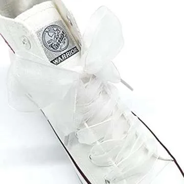 YFLY Shoe Laces, Soft Casual Flat Satin Ribbon Shoelaces Sneaker Shoestrings for Women Girls