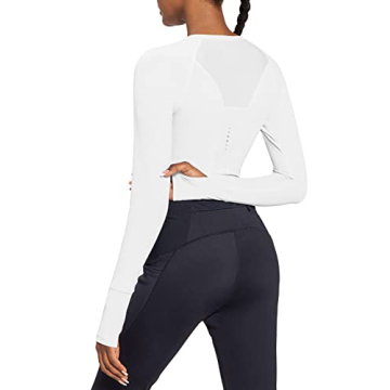 BALEAF Women's Long Sleeve Crop Top for All Activities