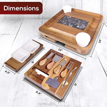 Advance Steps Charcuterie Cheese Board for Entertaining