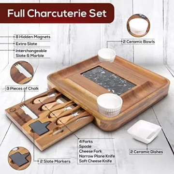 Advance Steps Charcuterie Cheese Board for Entertaining