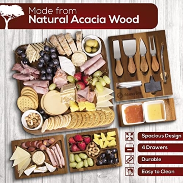 Advance Steps Charcuterie Cheese Board for Entertaining