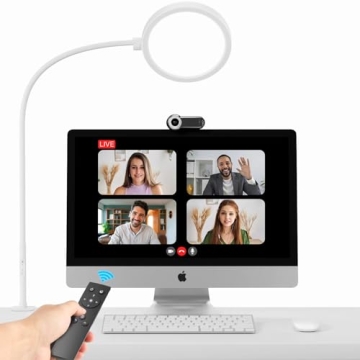 vatato LED Desk Lamp | Dimmable Home Office Desk Light with Clamp & Gooseneck Arm | Adjustable Color...