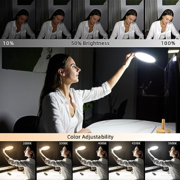 Vatato LED Desk Lamp | Adjustable Light for Video Calls